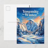 Yosemite Nationalpark USA Postkarte (Vorne/Hinten)