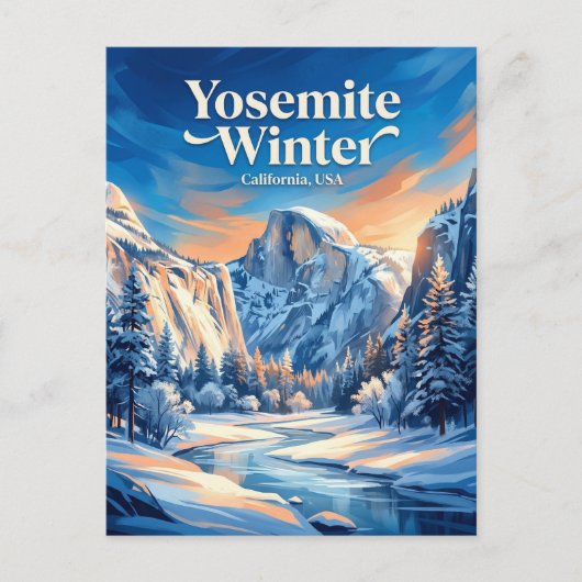 Yosemite Nationalpark USA Postkarte (Vorderseite)