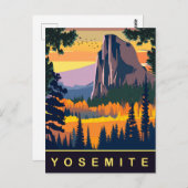 Yosemite, Nationalpark, USA, Reisen Postkarte (Vorne/Hinten)