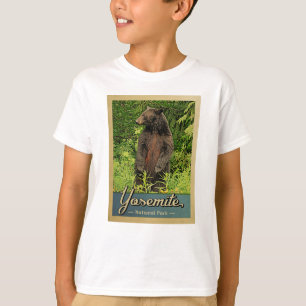 Yosemite-Nationalpark Vintage-Bär T-Shirt