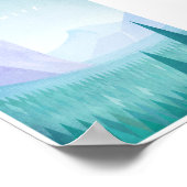 Yosemite Nationalpark Vintage Reiseplaner Poster (Ecke)