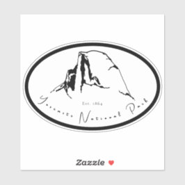 Yosemite Nationalpark Vinyl Sticker