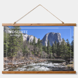 Yosemite-Nationalpark Wandteppich Mit Holzrahmen