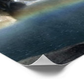 Yosemite Nationalpark Wasserfall Poster (Ecke)