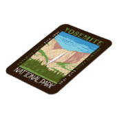 Yosemite Nationalpark Wasserfall Rückstand Magnet (Linke Seite)