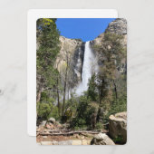 Yosemite Nationalpark Wasserfälle 2024 Deich Einladung (Vorne/Hinten)