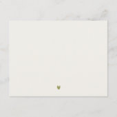 Yosemite Nationalpark Wasserfarbener Hochzeitstag Begleitkarte (Rückseite)