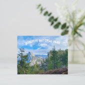 Yosemite Nationalpark Watercolor Postkarte (Stehend Vorderseite)