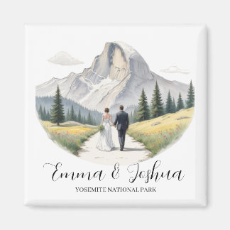 Yosemite Nationalpark Wedding Magnet - Custom