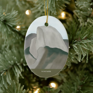 Yosemite Nationalpark Weihnachtsbaum Keramik Ornament