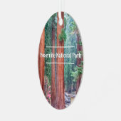 Yosemite Nationalpark Weihnachtsbaum Ornament Aus Metall (Vorderseite links)