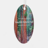 Yosemite Nationalpark Weihnachtsbaum Ornament Aus Metall (Vorderseite Rechts)