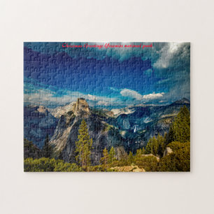 Yosemite Nationalpark. Weihnachtsgrüße Puzzle