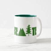 Yosemite-Nationalpark Zweifarbige Tasse (VorderseiteRechts)