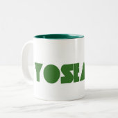Yosemite-Nationalpark Zweifarbige Tasse (Vorderseite Links)