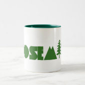 Yosemite-Nationalpark Zweifarbige Tasse (Mittel)