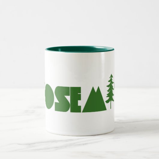 Yosemite-Nationalpark Zweifarbige Tasse (Mittel)