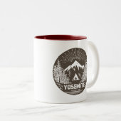 Yosemite Nationalpark Zweifarbige Tasse (VorderseiteRechts)