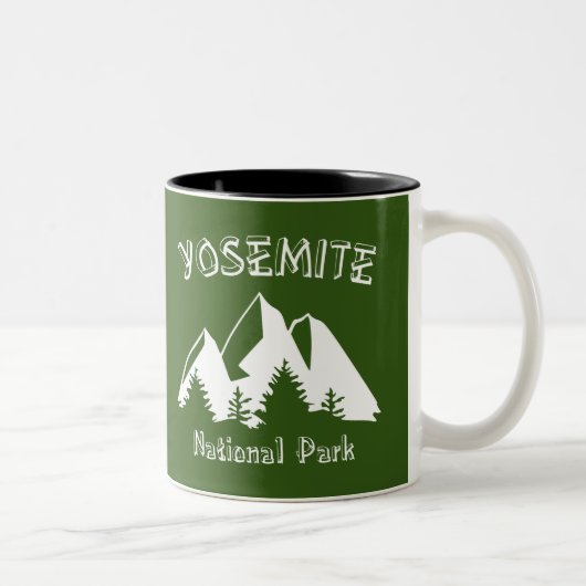 Yosemite-Nationalpark Zweifarbige Tasse (Rechts)