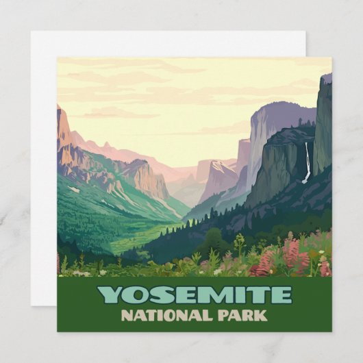 Yosemite Nationalparktal Halbkuppel (Vorne/Hinten)