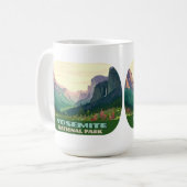 Yosemite Nationalparktal Halbkuppel Kaffeetasse (Vorderseite Links)