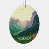 Yosemite Nationalparktal Halbkuppel Keramik Ornament (Rechts)