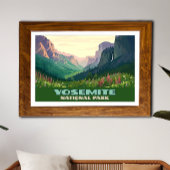 Yosemite Nationalparktal Halbkuppel Poster