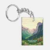 Yosemite Nationalparktal Halbkuppel Schlüsselanhänger (Vorderseite links)