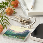 Yosemite Nationalparktal Halbkuppel Schlüsselanhänger (Vorderseite rechts)