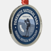 Yosemite NP Silbernes Ornament (Rechts)