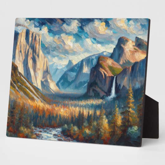 Yosemite-Ölgemälde Fotoplatte (Seite)