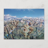 Yosemite Panorama Postkarte (Vorderseite)