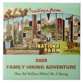 Yosemite Park Memory Tile Fliese (Vorderseite)