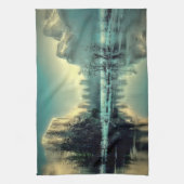 Yosemite Park Sunrise Handtuch (Vertikal)