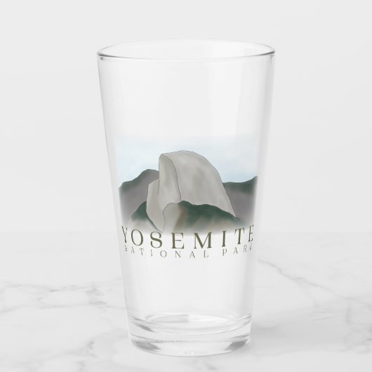 Yosemite Pint Glass, Nationalpark Tumbler (Vorderseite)