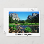 Yosemite Postkarte (Vorne/Hinten)