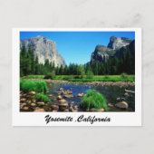 Yosemite Postkarte (Vorderseite)
