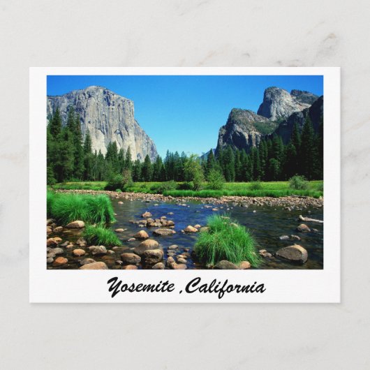 Yosemite Postkarte (Vorderseite)