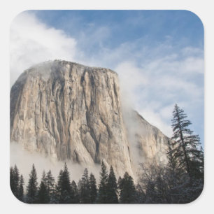 Yosemite Quadratischer Aufkleber