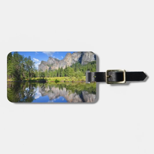 Yosemite Reflection Gepäckanhänger (Vorderseite horizontal)
