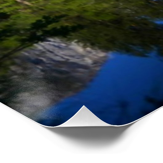 Yosemite Reflection Poster (Ecke)