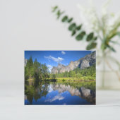 Yosemite Reflection Postkarte (Stehend Vorderseite)