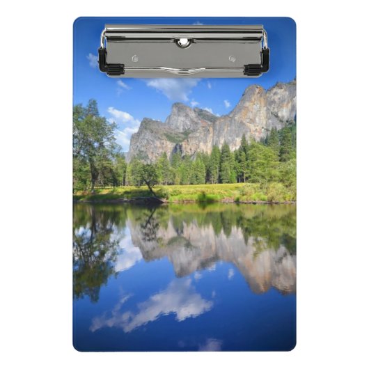 Yosemite-Reflexion Mini Klemmbrett (Vorderseite)