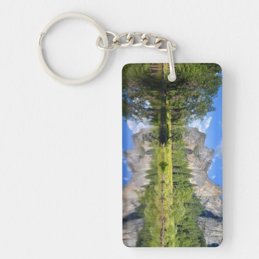 Yosemite-Reflexion Schlüsselanhänger (Vorderseite)