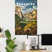 Yosemite Reise Poster (Heimbüro)