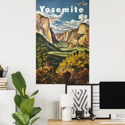 Yosemite Reise Poster (Heimbüro)