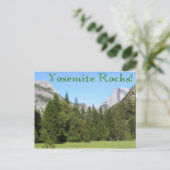 Yosemite Rocks! Postkarte (Stehend Vorderseite)