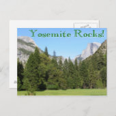 Yosemite Rocks! Postkarte (Vorne/Hinten)