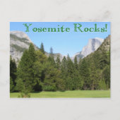 Yosemite Rocks! Postkarte (Vorderseite)