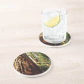 Yosemite-Rothölzer Getränkeuntersetzer (Seite)